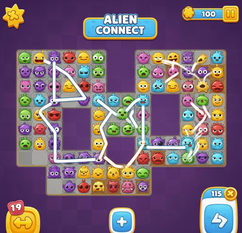 Alien Connect Game